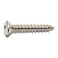 Midwest Fastener Sheet Metal Screw, #10 x 1-1/4 in, 18-8 Stainless Steel Oval Head Phillips Drive, 12 PK 63454